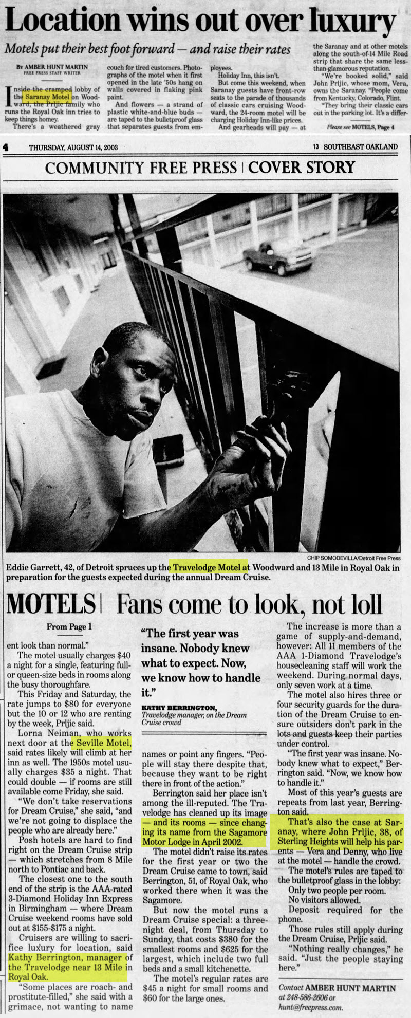 Saranay Motel - Aug 14 2003 (newer photo)